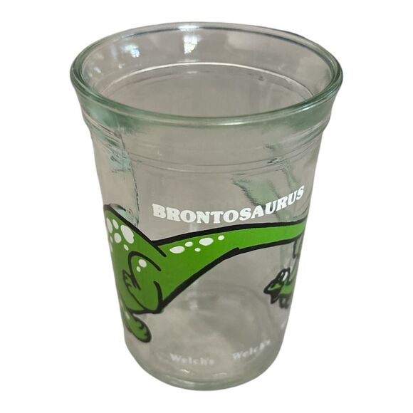 Vintage Welch's Jelly Jar Glass Dinosaurs Brontosaurus - Picture 4 of 6